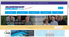 Desktop Screenshot of blomenkamp-gmbh.de